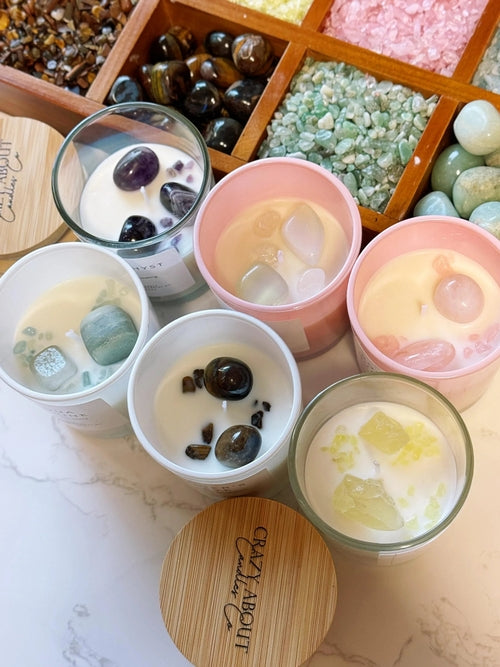 Energy Crystal Scented Candle