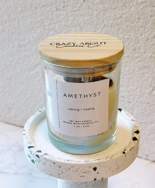 Energy Crystal Scented Candle