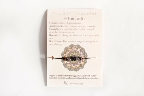 Empath Crystal Ankle Bracelet Casual Minimal Tie Closure